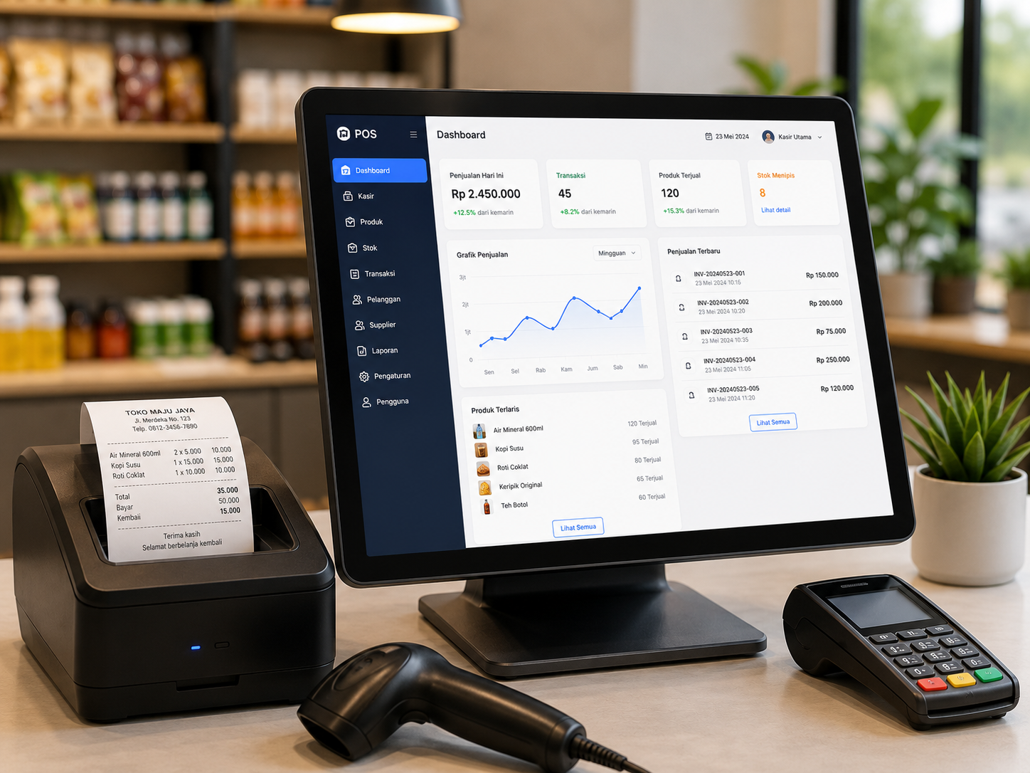 Butuh Aplikasi Kasir / POS? Solusi Sistem Kasir Modern