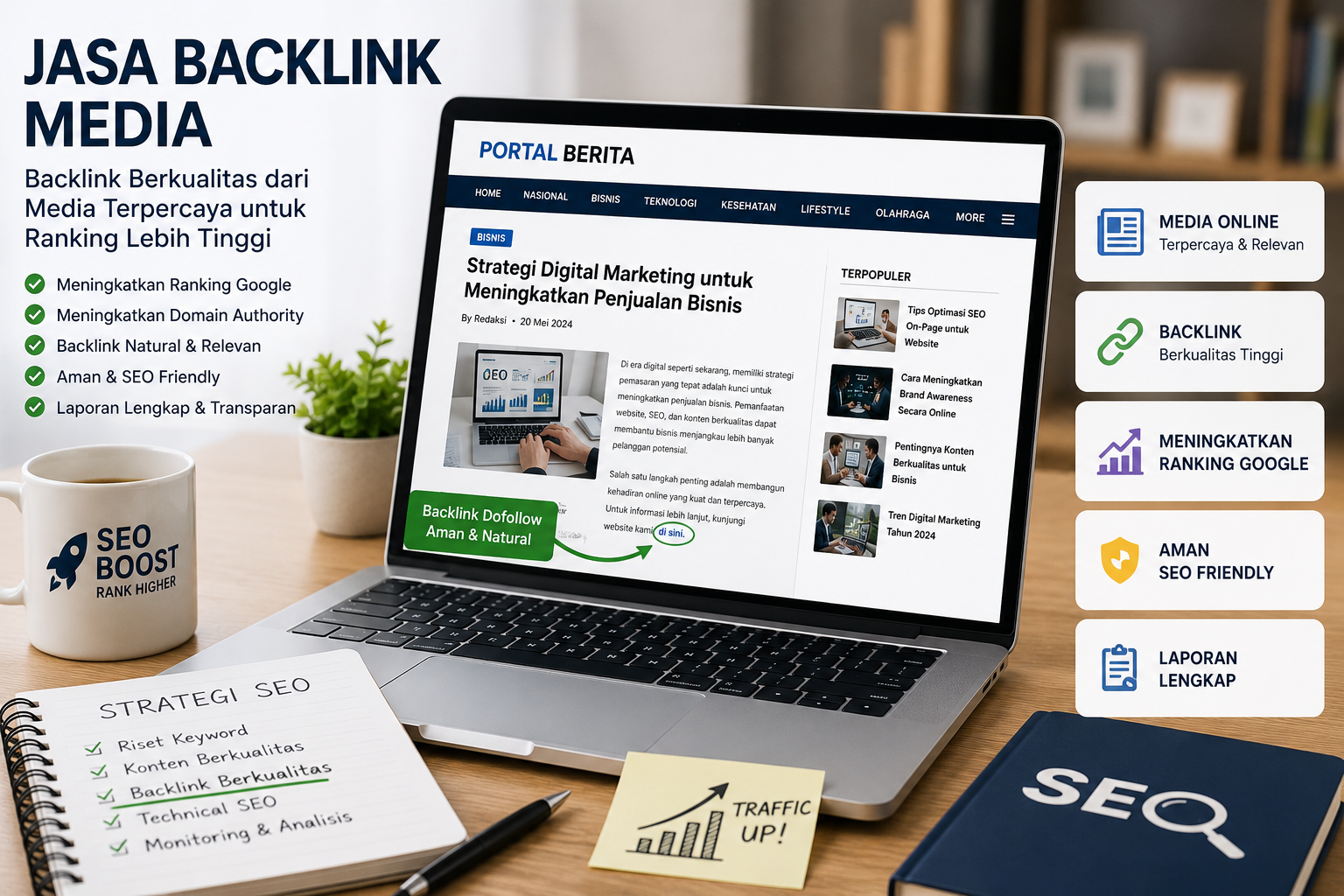 Jasa Backlink Media Profesional untuk Meningkatkan Ranking Website di Google