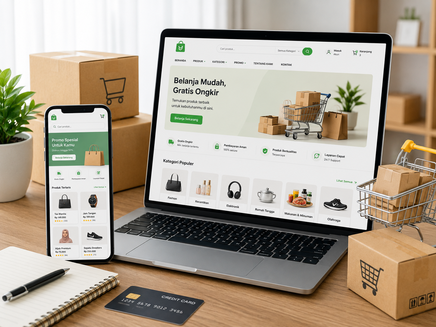 Jasa Pembuatan Website Ecommerce untuk UMKM Profesional