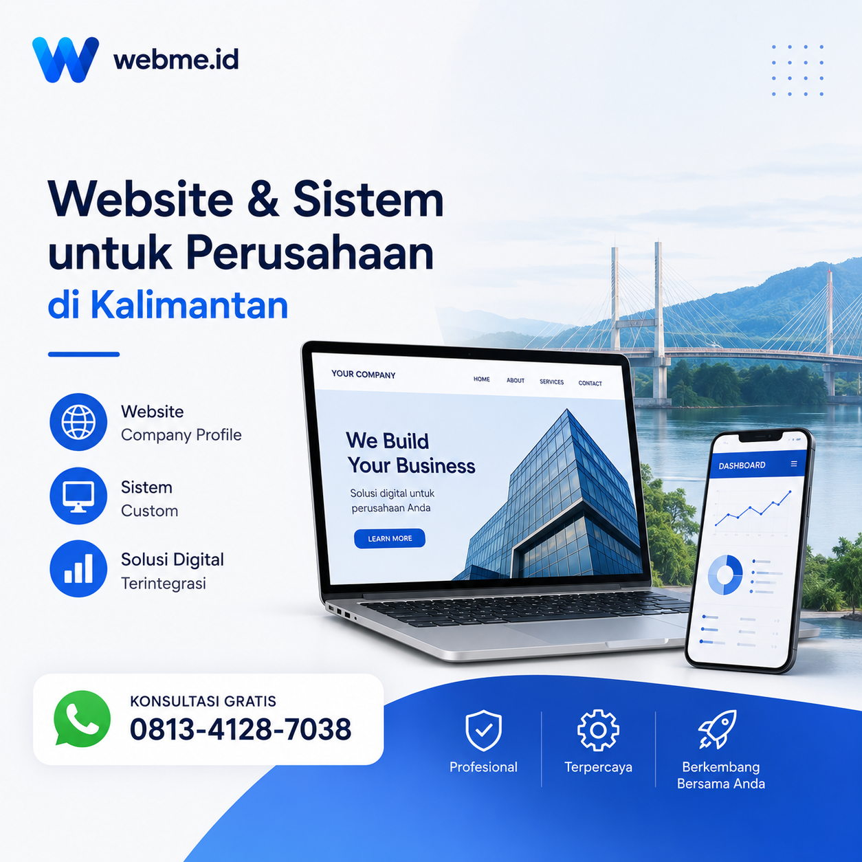 Jasa Pembuatan Website untuk Perusahaan di Kalimantan
