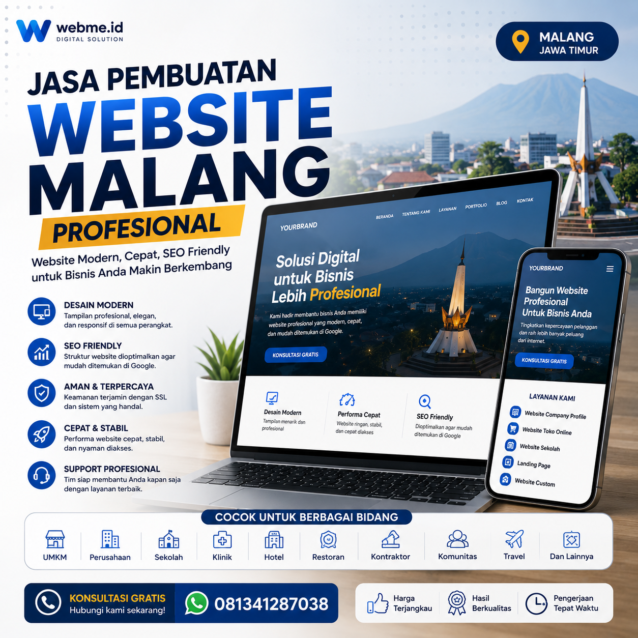 Jasa Pembuatan Website Malang Profesional untuk Mengembangkan Bisnis Anda