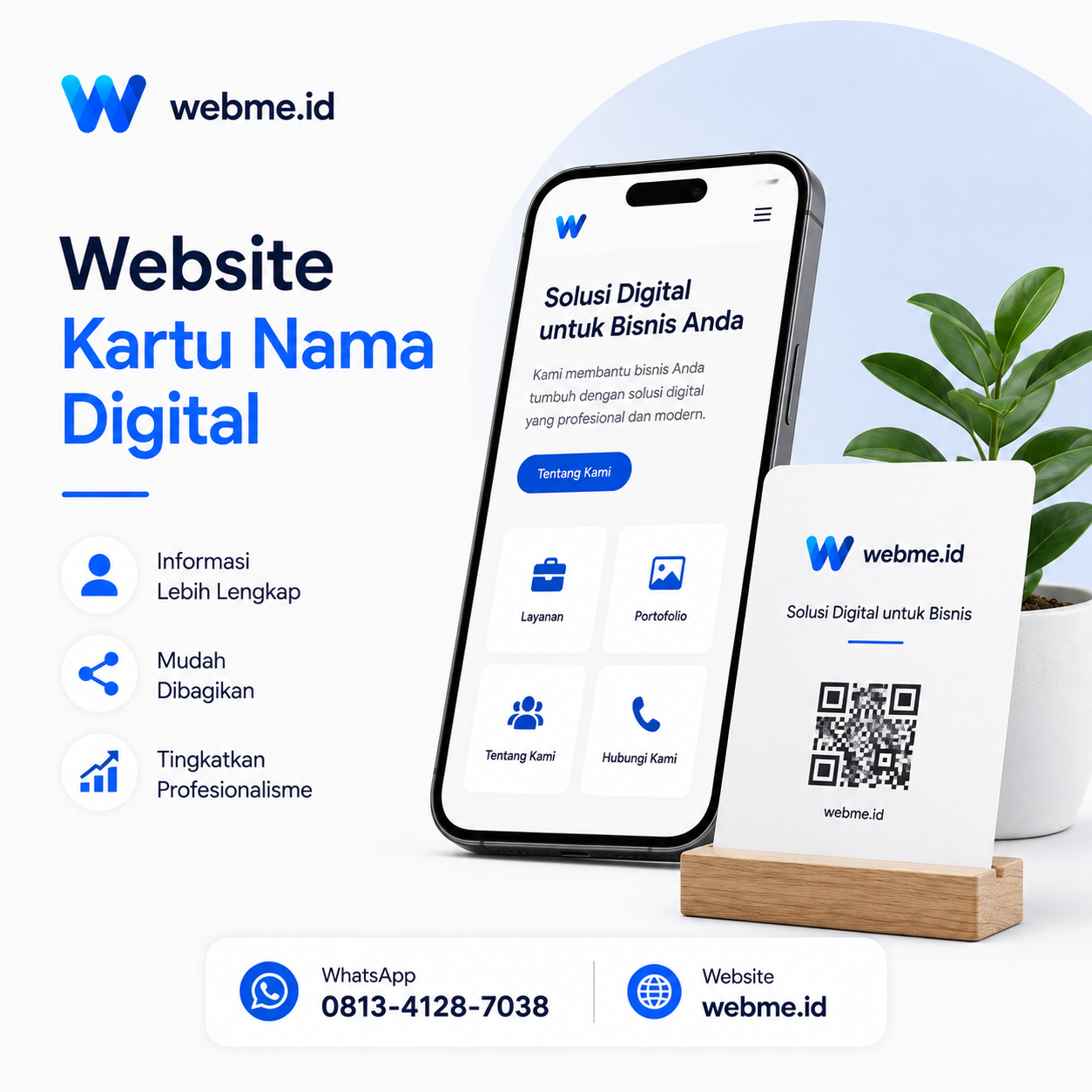 Website sebagai Pengganti Kartu Nama Digital