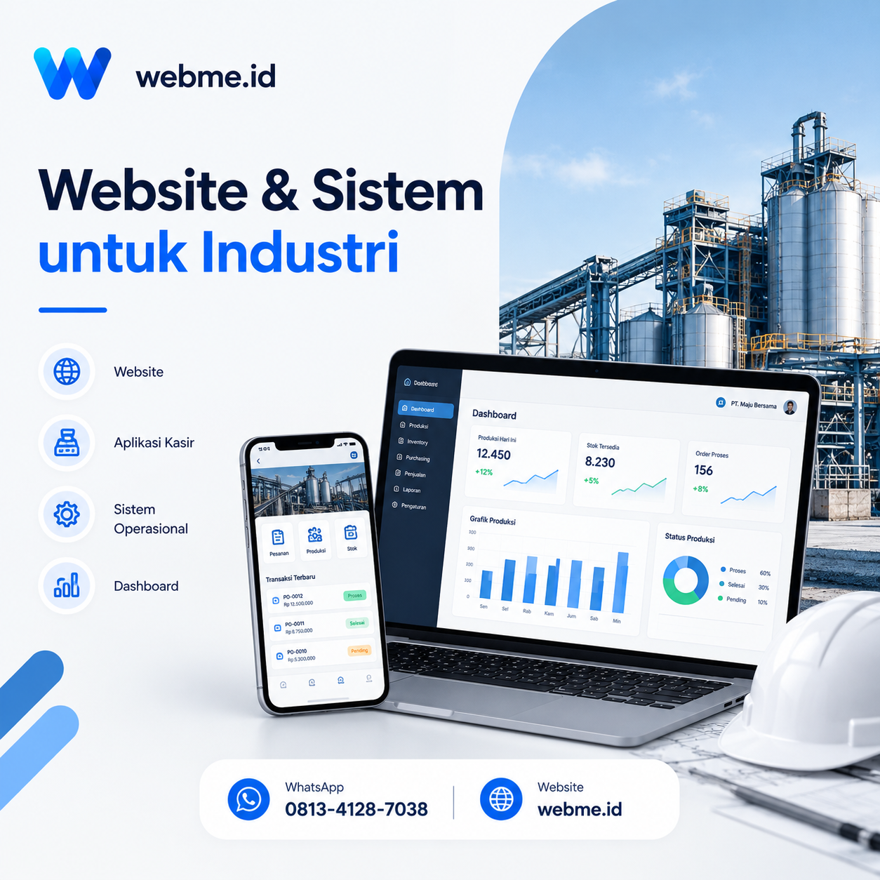 Jasa Pembuatan Website dan Sistem untuk Industri